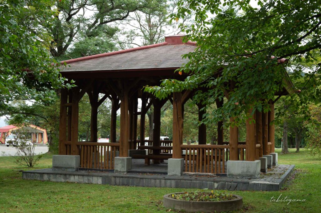 上芦別公園の東屋