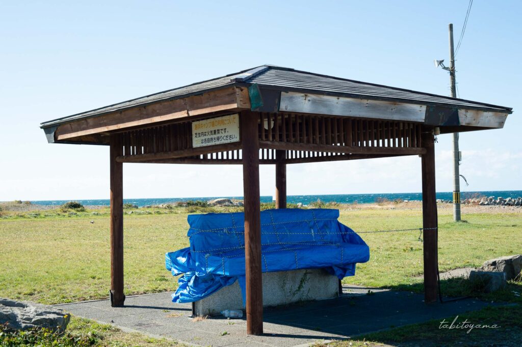 暑寒海浜キャンプ場の炊事場