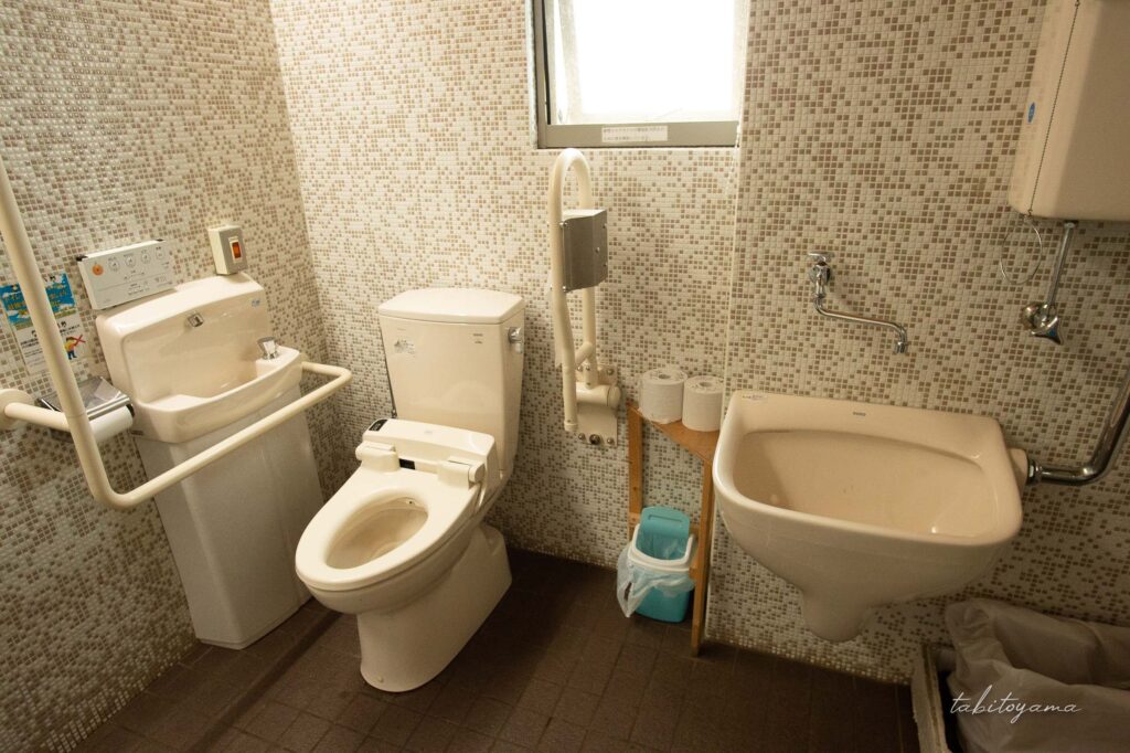 ファミリーランドみかさ遊園のバリアフリートイレ