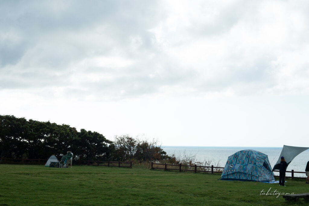 みさき台公園キャンプ場の上段サイト