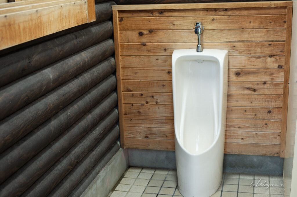 みさき台公園キャンプ場の小便器