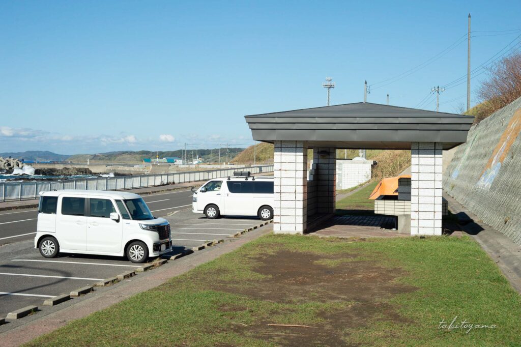 黄金岬キャンプ場のサイト