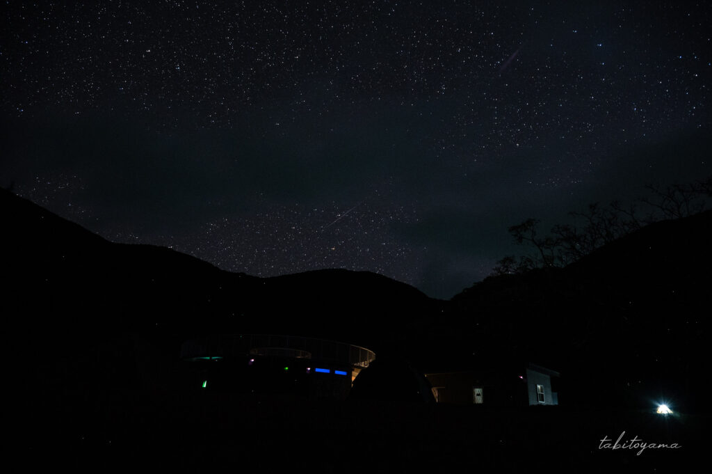 西古見GATEで見る星空