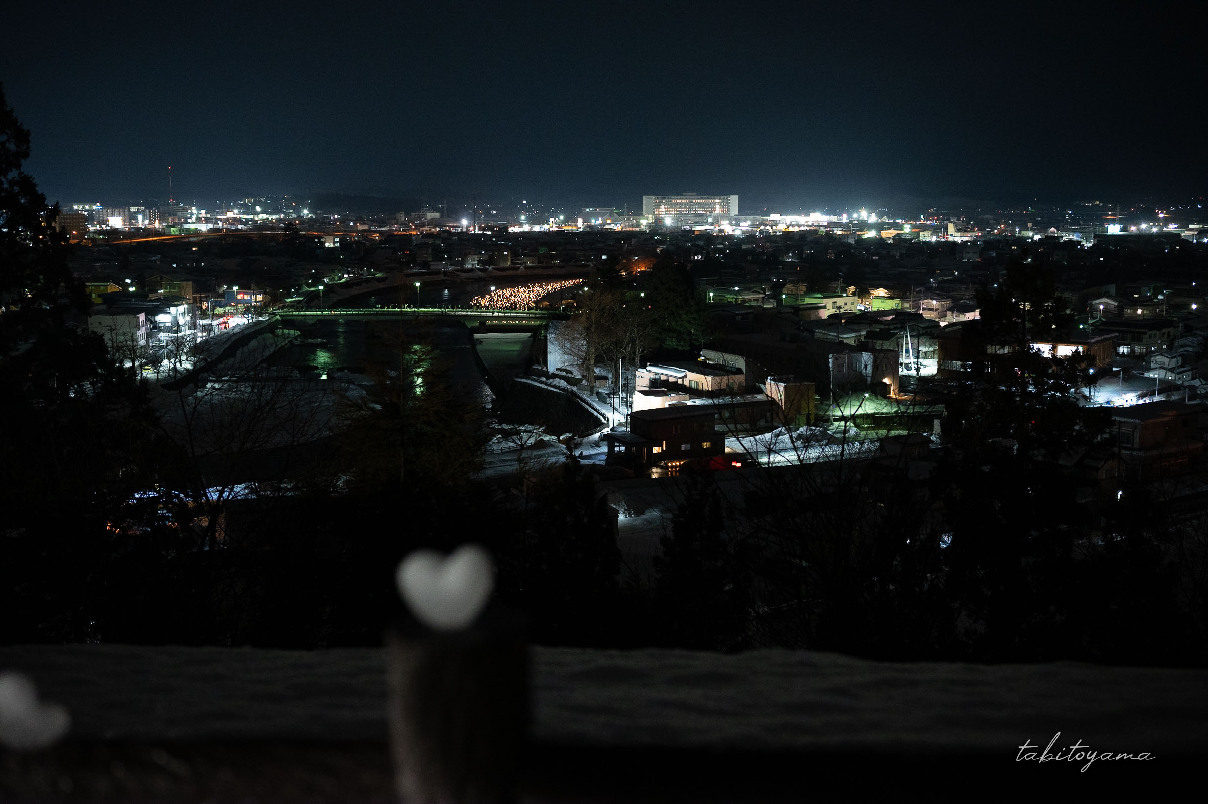 横手公園から見る夜景