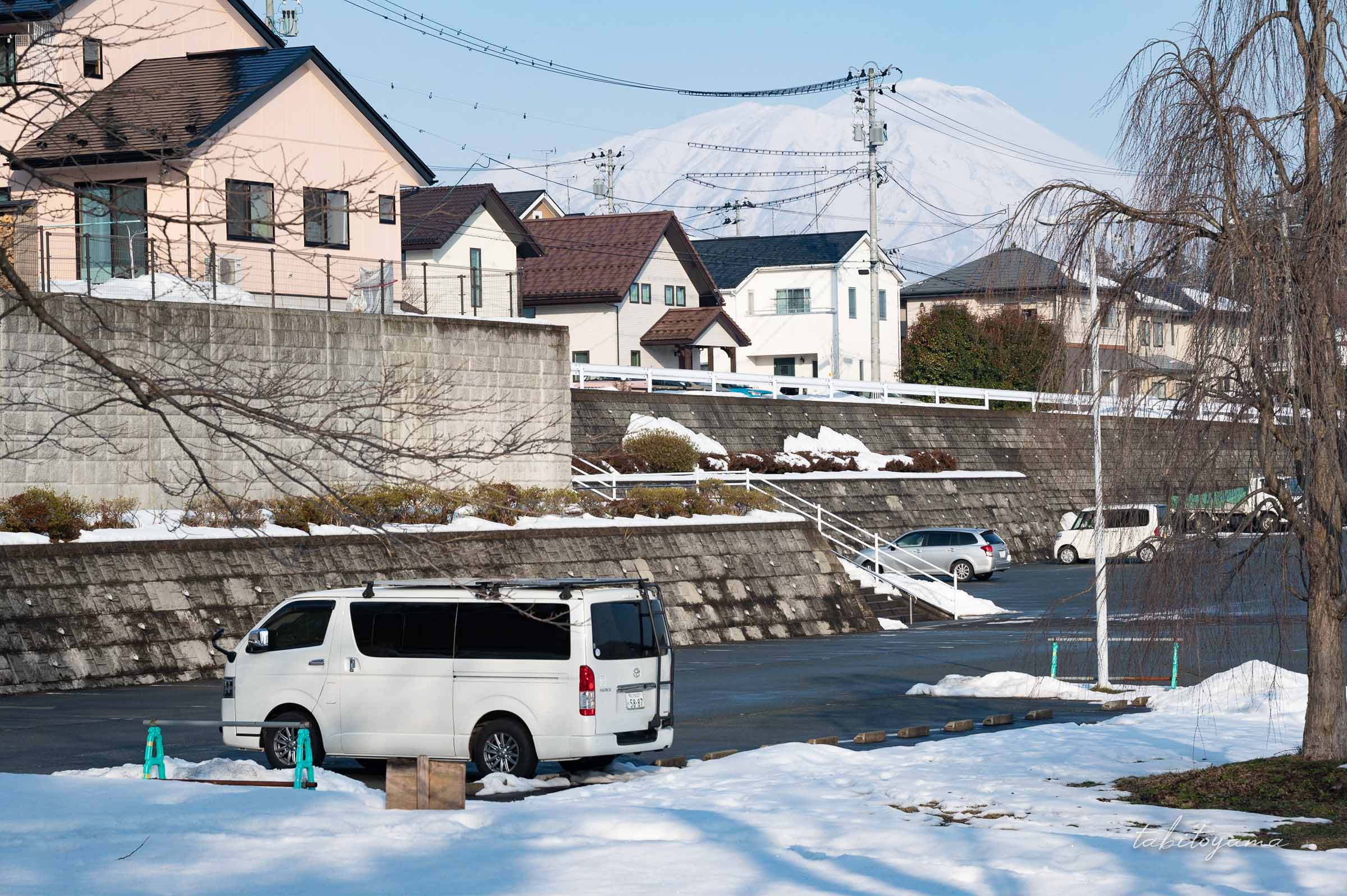 高松公園で車中泊