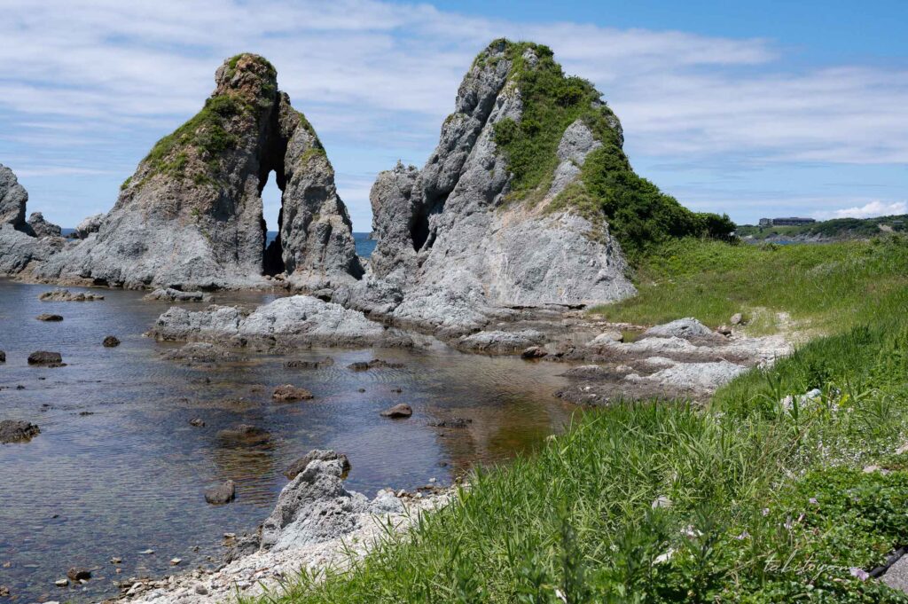 佐渡ヶ島の夫婦岩