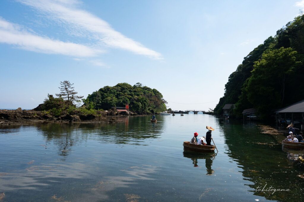 矢島・経島のたらい舟